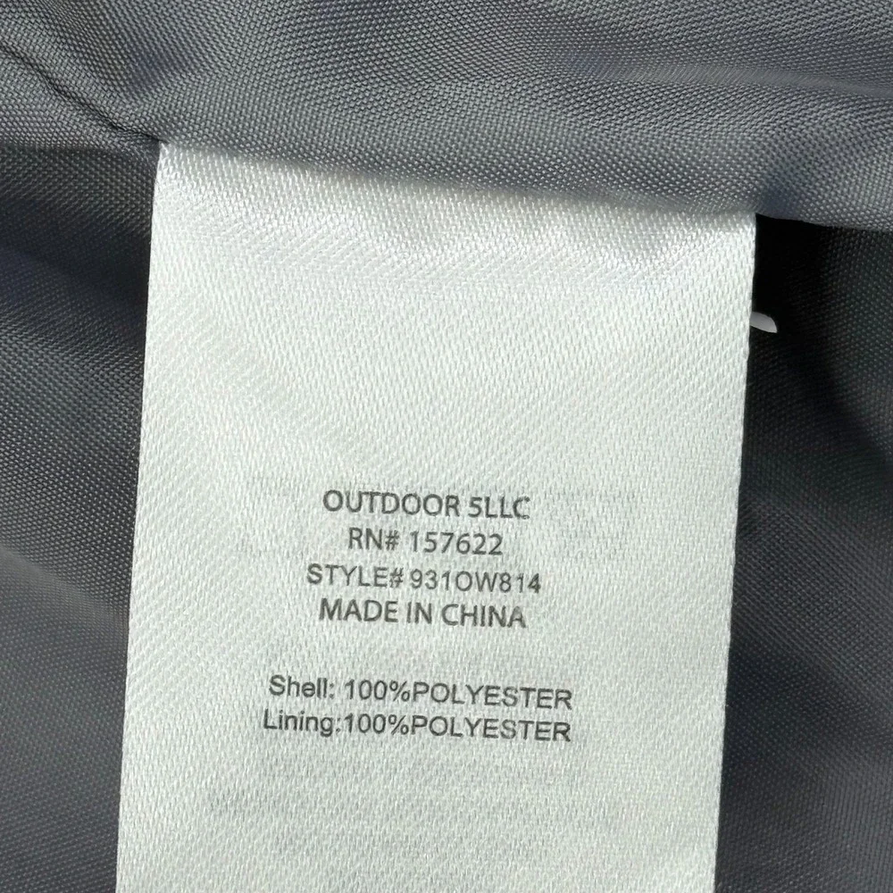 Eddie Bauer 3 in 1 Jacket Boys Large 14 Zip Out Fleece‎ Liner Hooded Rain Coat